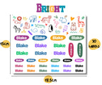 Zoo Theme Name Labels