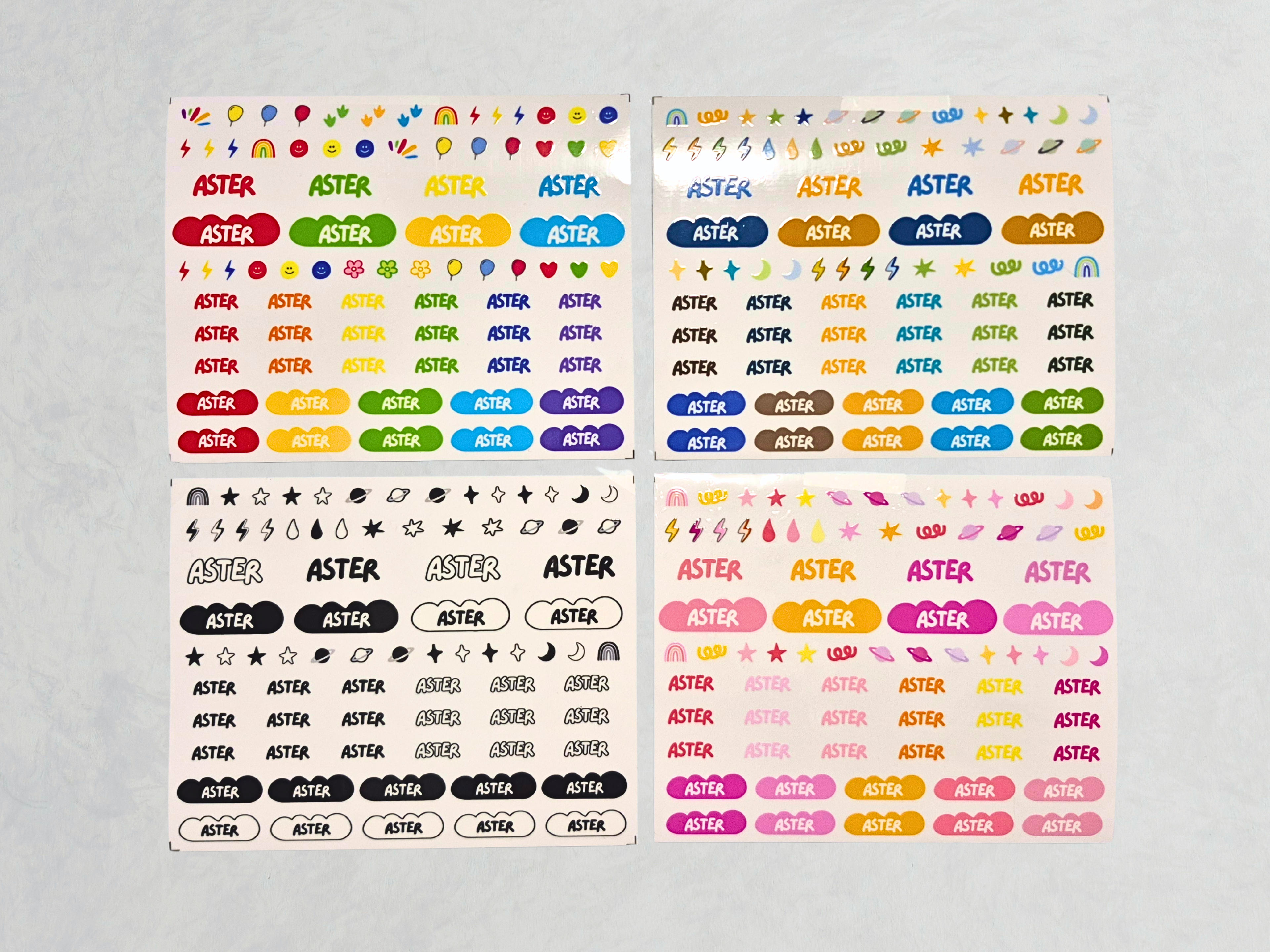 Custom UV DTF Name Decals | 3D Embossed Transfer Labels for Kids | No Background Waterproof Daycare Stickers | Premium School Gear Tags