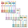 Building Block Theme Name Decal | Custom UV DTF Transfer | Waterproof Daycare Stickers for Toy Bins & Bottles