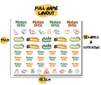 Dino Theme | Name Decals | Waterproof Name Labels